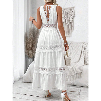 Robe Bohème Élégance Blanche ✨